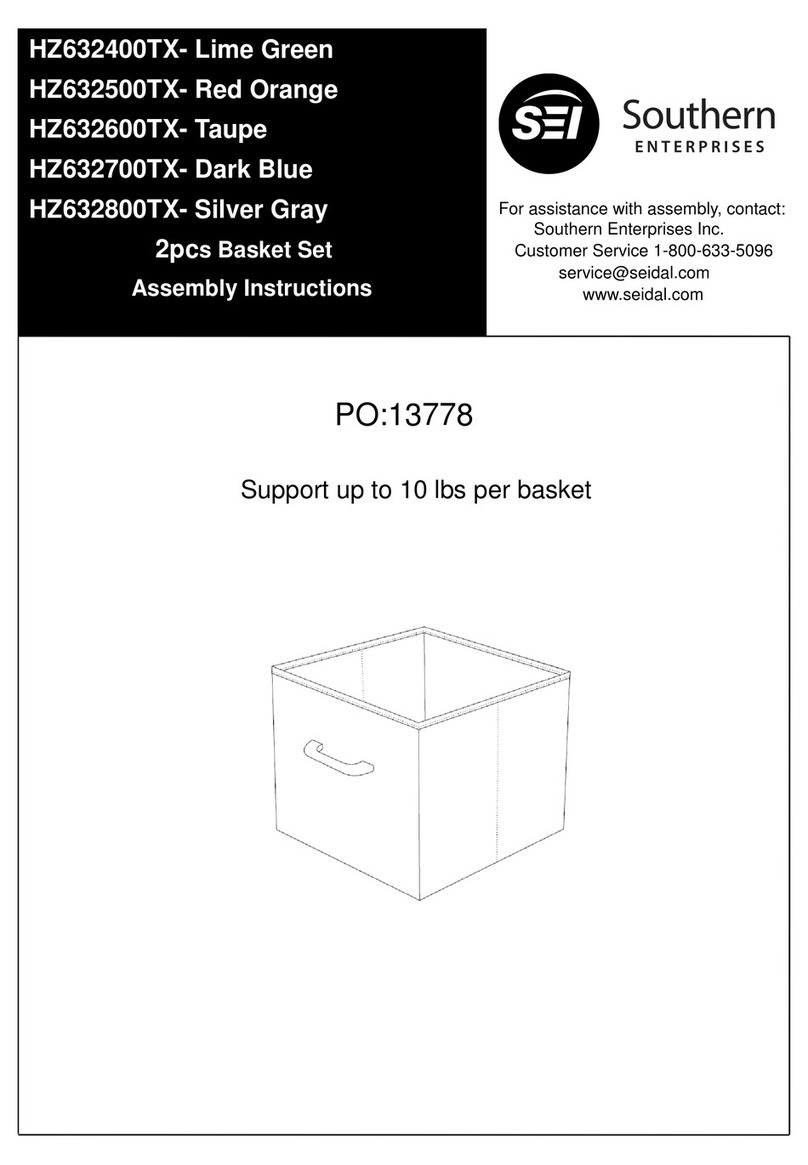 SEI HZ632400TX Assembly instructions SEI HZ632400TX Assembly instructions