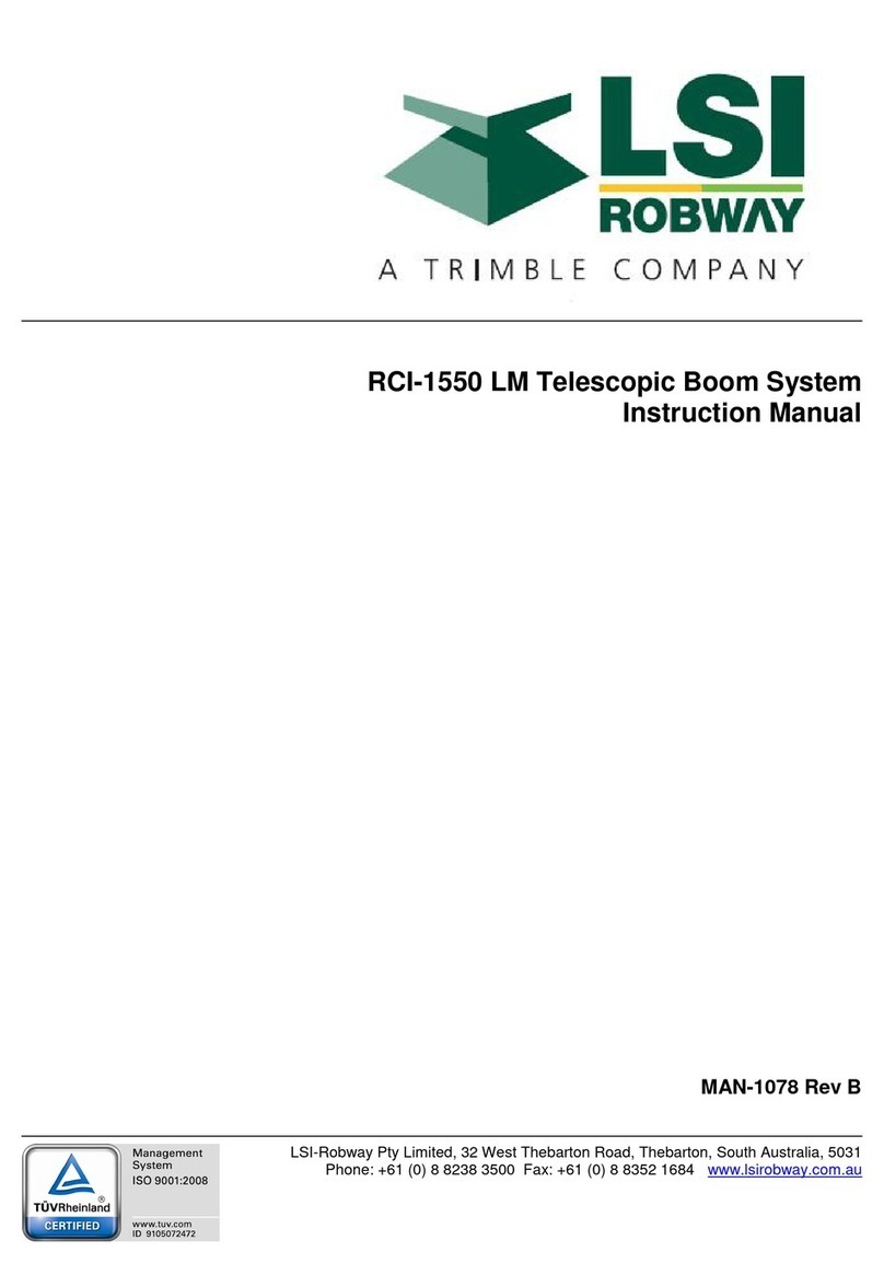 LSI-Robway RCI-1550 LM instruction manual