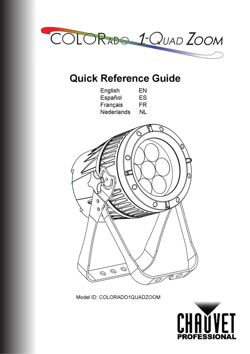Chauvet COLORADO1QUADZOOM User manual