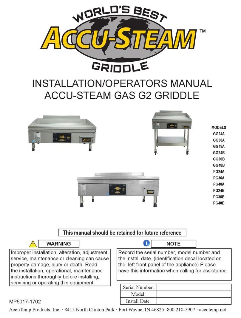 Accu-Steam GG24A Installation & operator's manual