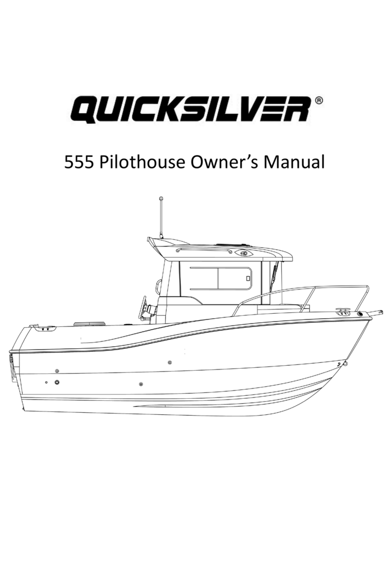 Quicksilver 555 Pilothouse User manual