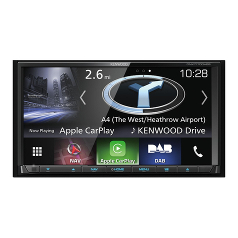 Kenwood DNX8170DABS User manual