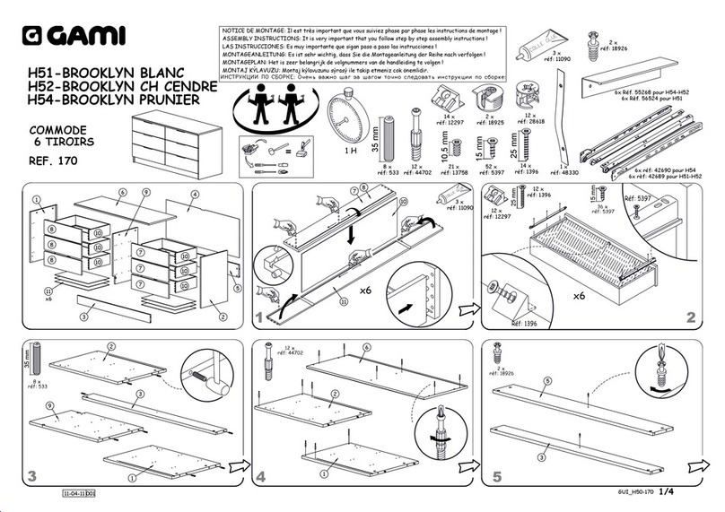 Gami 170 Assembly instructions