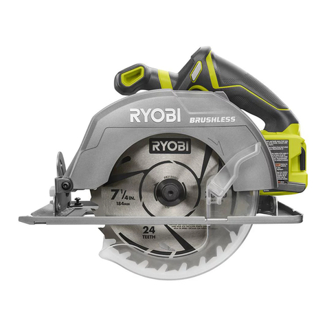 Ryobi P508 User manual