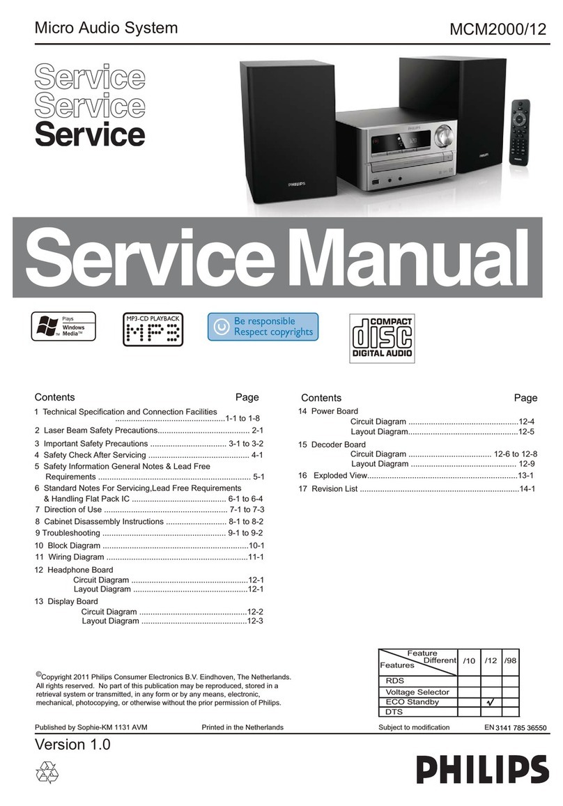 Philips MCM2000/12 User manual