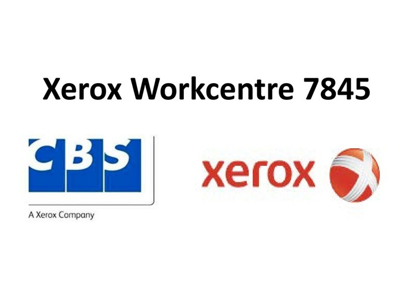Xerox WorkCentre 7845 User manual