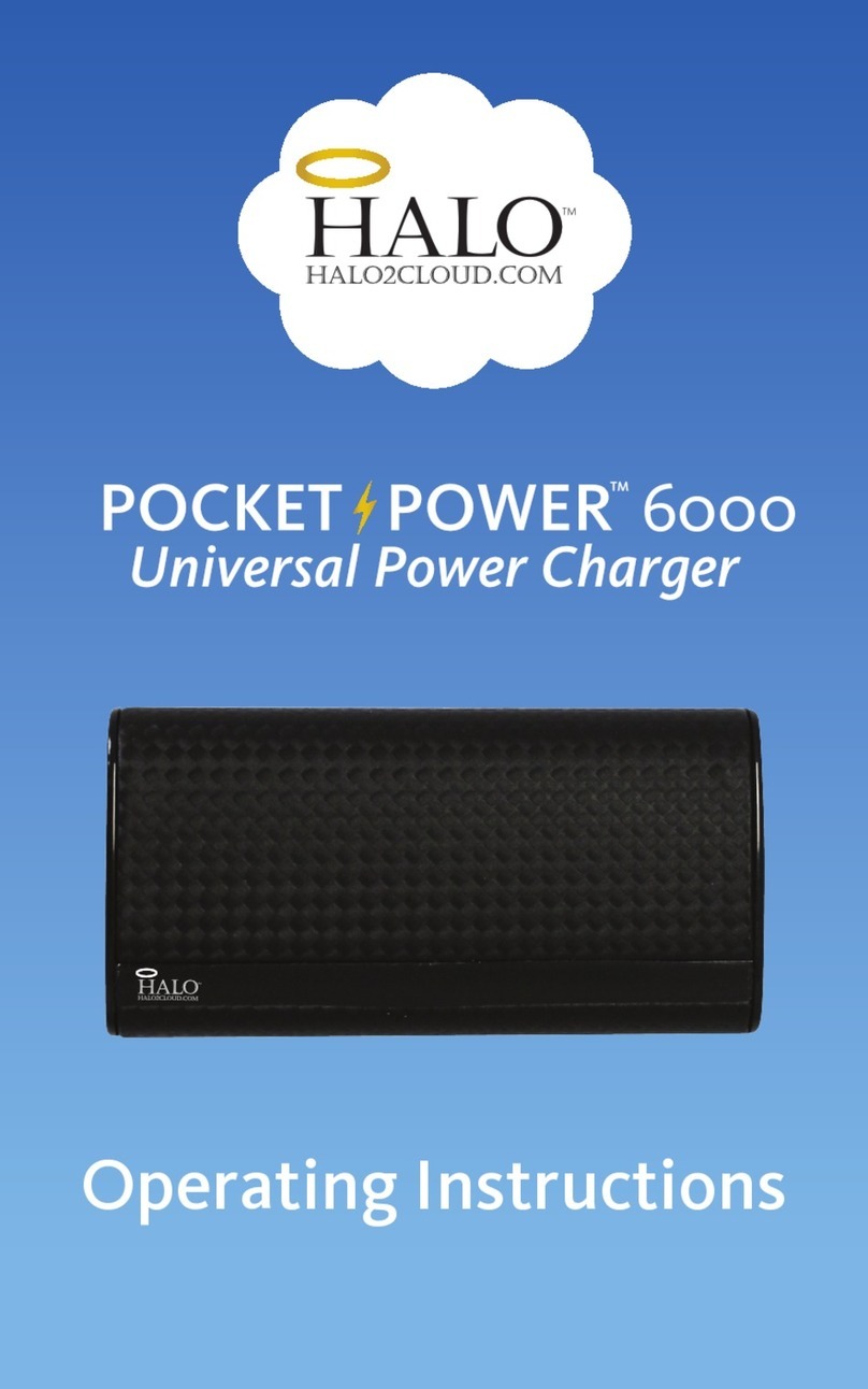 Halo2Cloud Pocket Power 6000 User manual