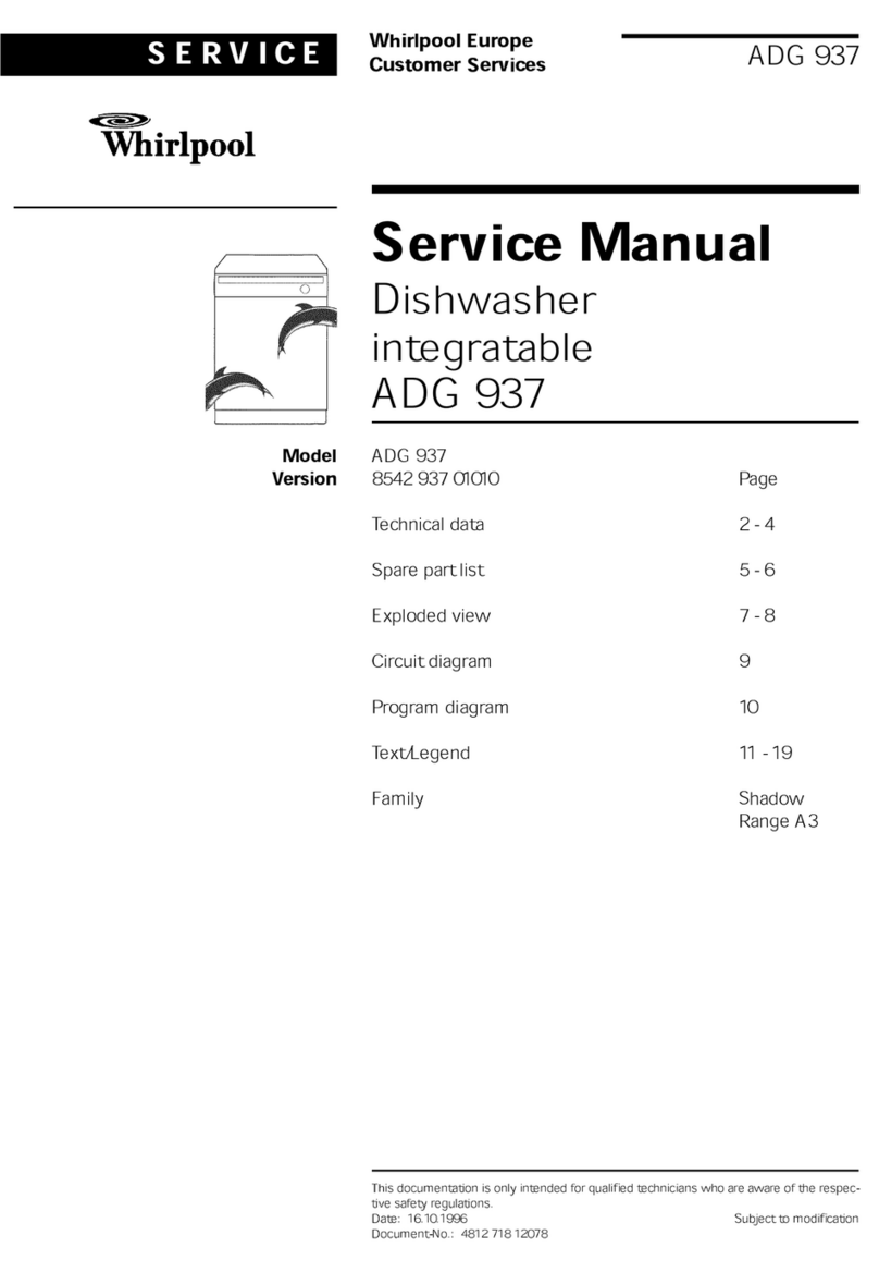 Whirlpool ADG 937 Service manual