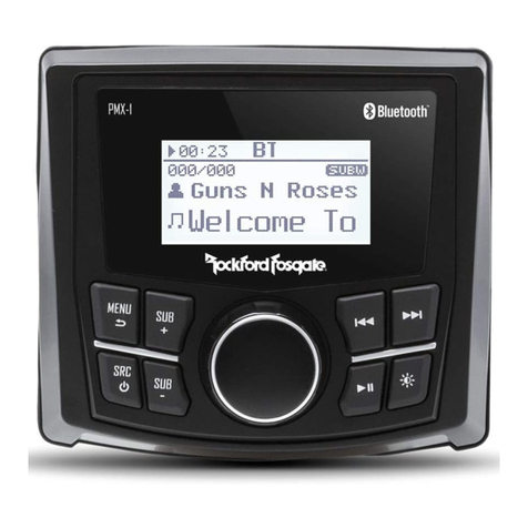 Rockford Fosgate PUNCH PMX-1 Installation & operation