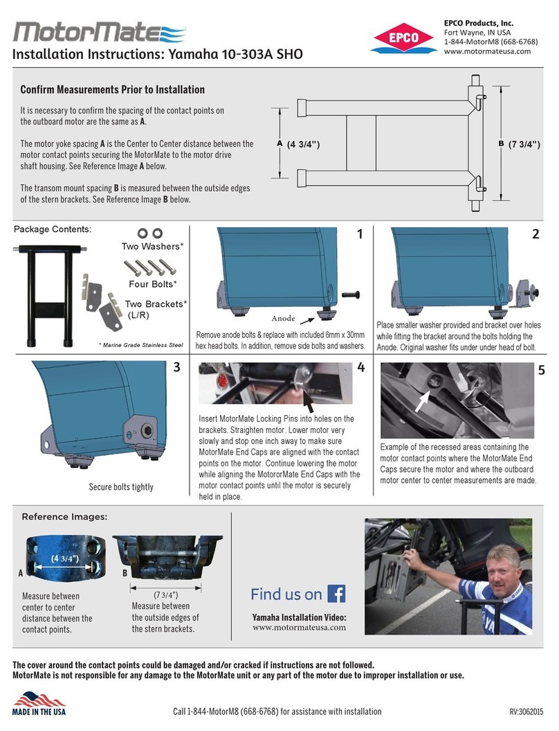 Motormate Yamaha 10-303A SHO User manual