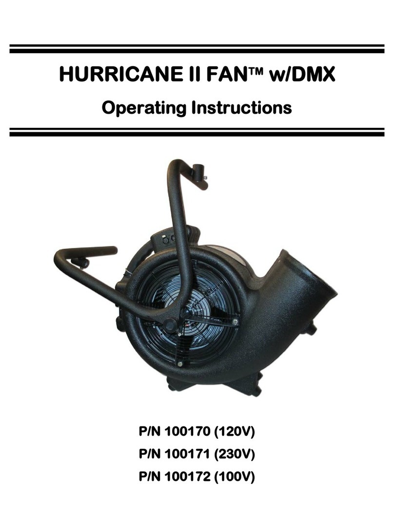 CITC Hurricane II Fan 100170 User manual