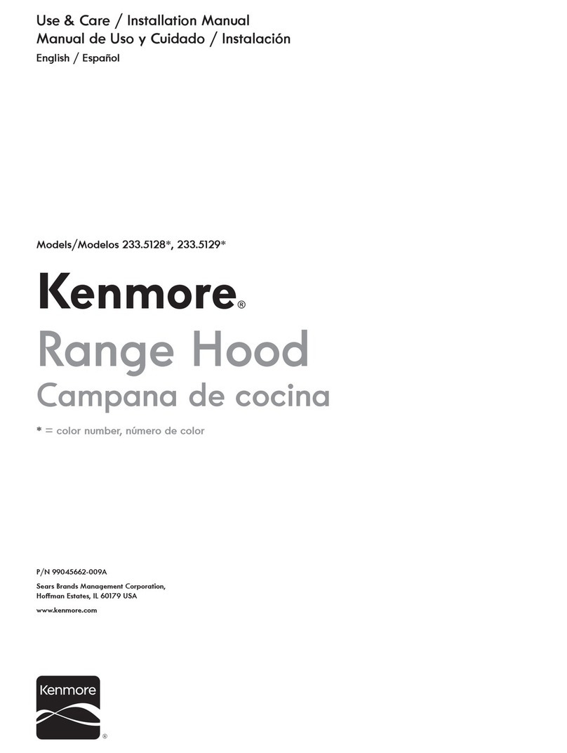 Kenmore 233.5128 Series Installation guide