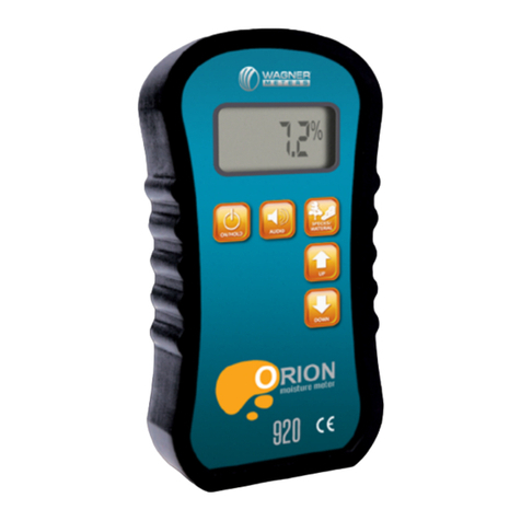 Wagner Meters Orion 920 User manual