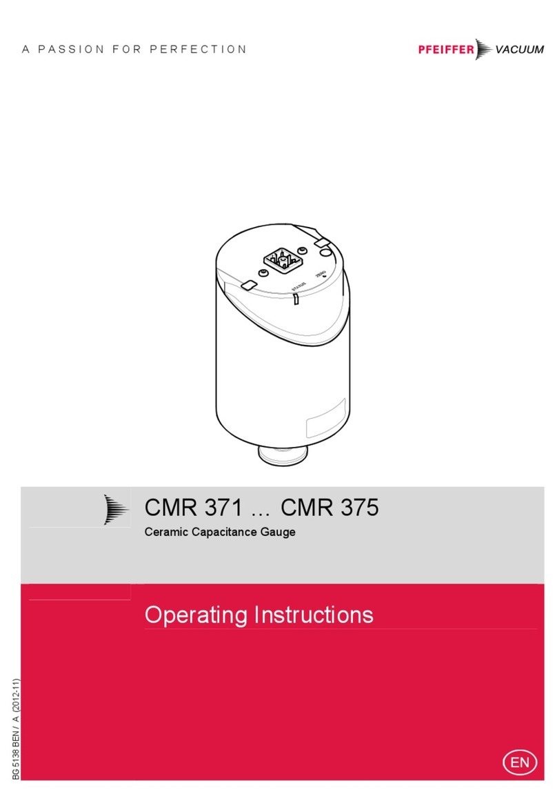 Pfeiffer Vacuum CMR371 operating instructions
