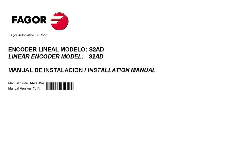 Fagor S2AD installation manual