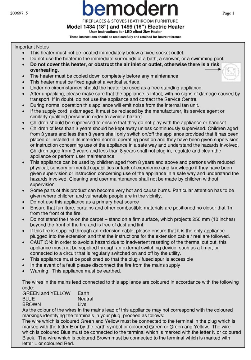 bemodern 1434 User manual