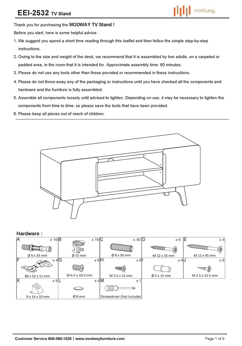 modway EEI-2532 quick start guide