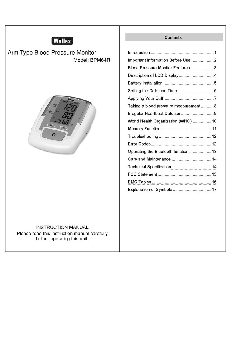 Wellex BPM64R User manual