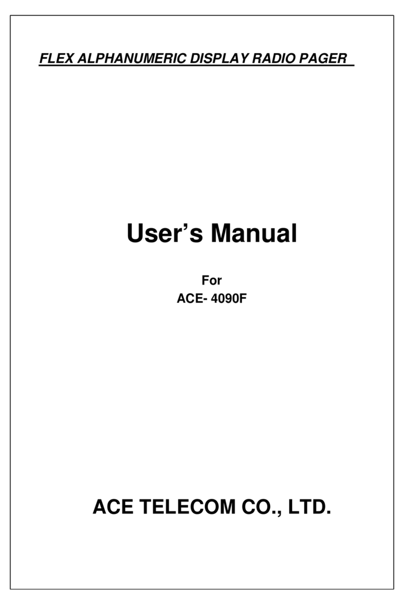 ACE TELECOM ACE- 4090F user manual