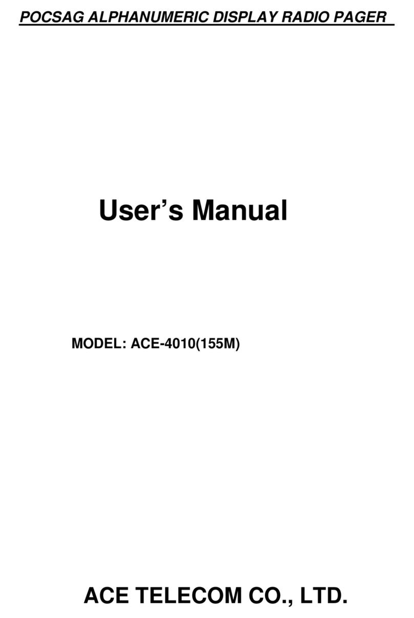 ACE TELECOM ACE-4010 User manual