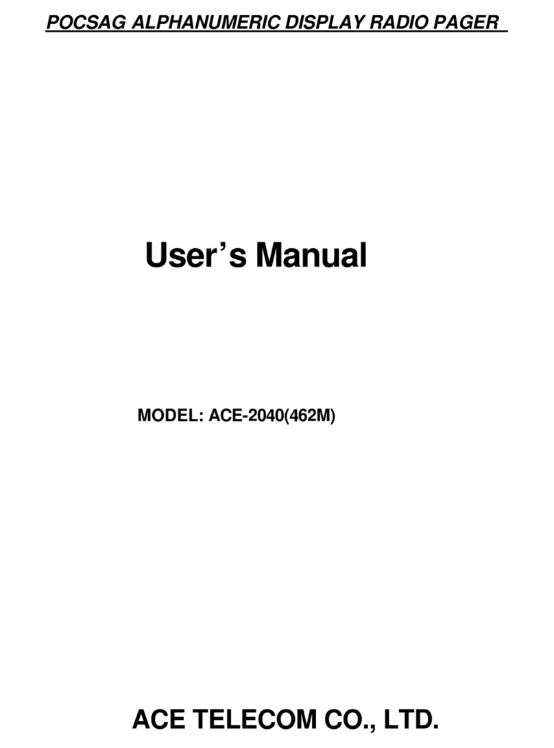 ACE TELECOM ACE-2040 user manual
