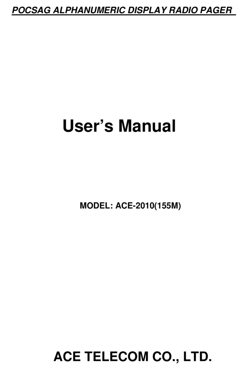 ACE TELECOM ACE-2010 User manual