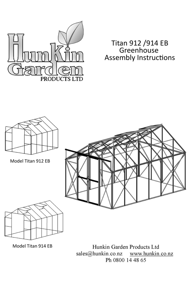 Hunkin Garden Titan 912 EB User manual