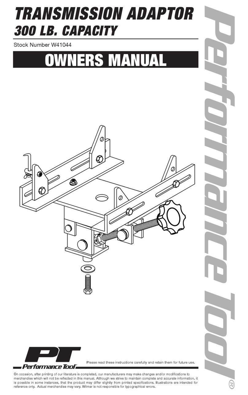 Perfomance Tool W41044 owner's manual