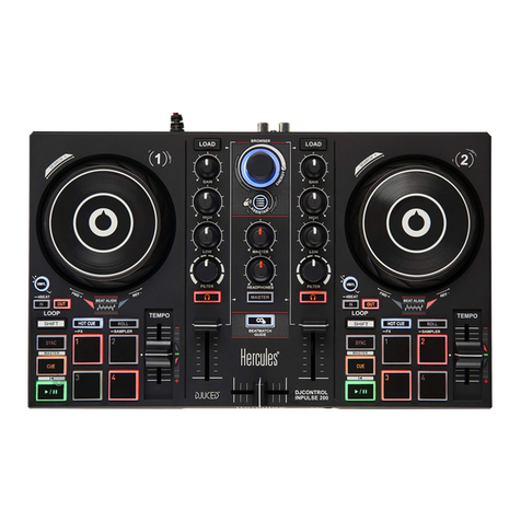 Hercules DJCONTROL INPULSE 200 User manual