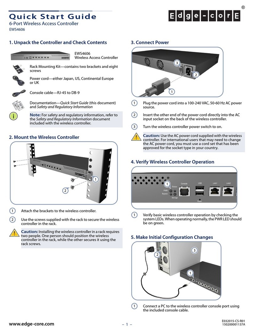 Edge-Core EWS4606 quick start guide
