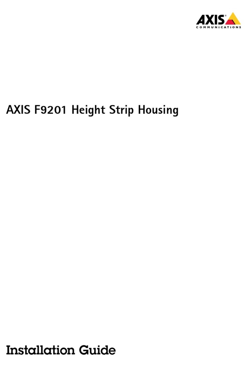 Axis F9201 installation guide