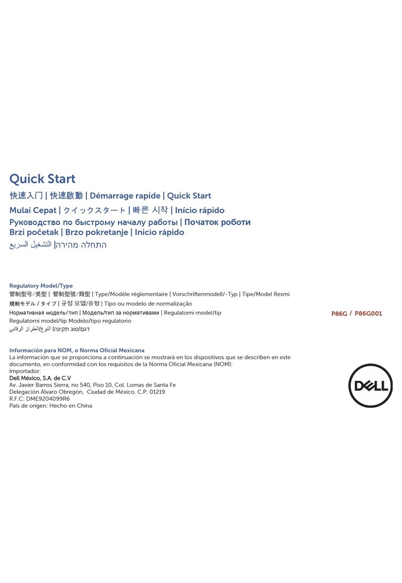 Dell P86G User manual