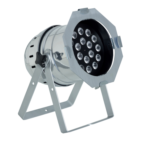 Lightmaxx LED Mega PAR 64 144 Watt RGBW User manual