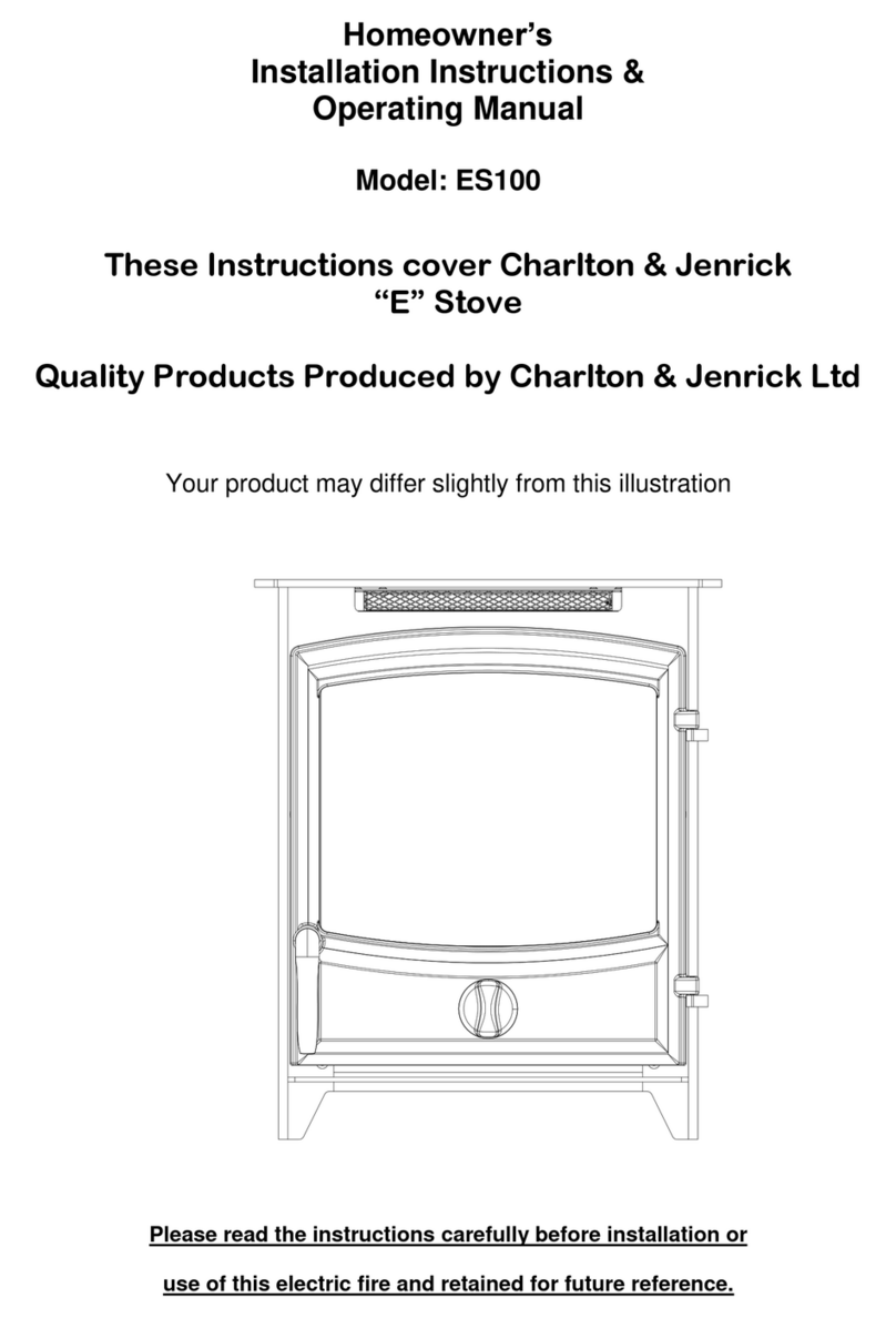 Charlton & Jenrick ES100 Home owner's installation instructions & operating manual