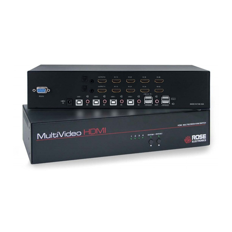 Rose electronics MultiVideo HDMI MDM-4T2HD-A1MultiVideo HDMI... User manual