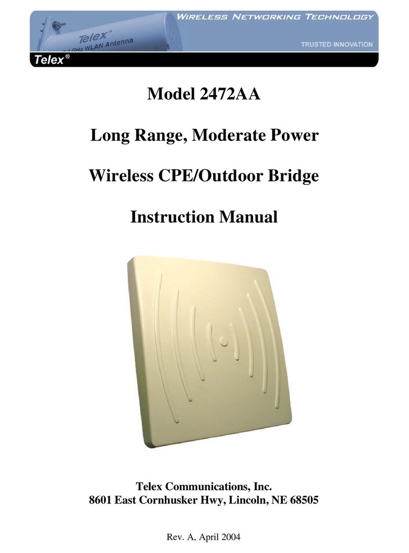 Telex Communications 2472AA instruction manual