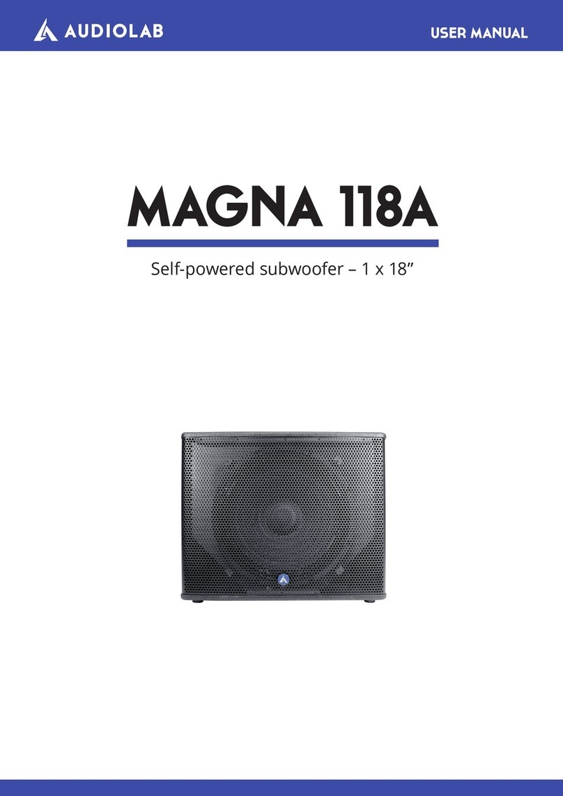 Audiolab MAGNA 118A user manual