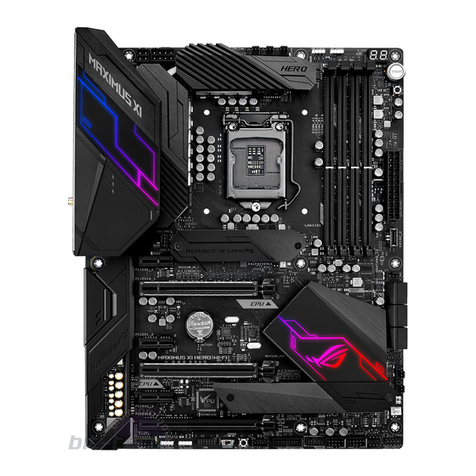 Asus ROG MAXIMUS XI HERO manual
