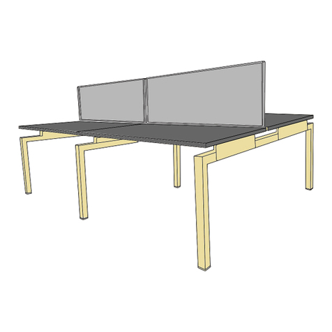 Jason.L Literail Workstation 4 Person User manual Jason.L Literail Workstation 4 Person User manual