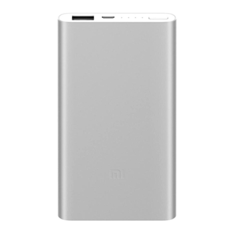 Xiaomi Mi Power Bank 2 user manual