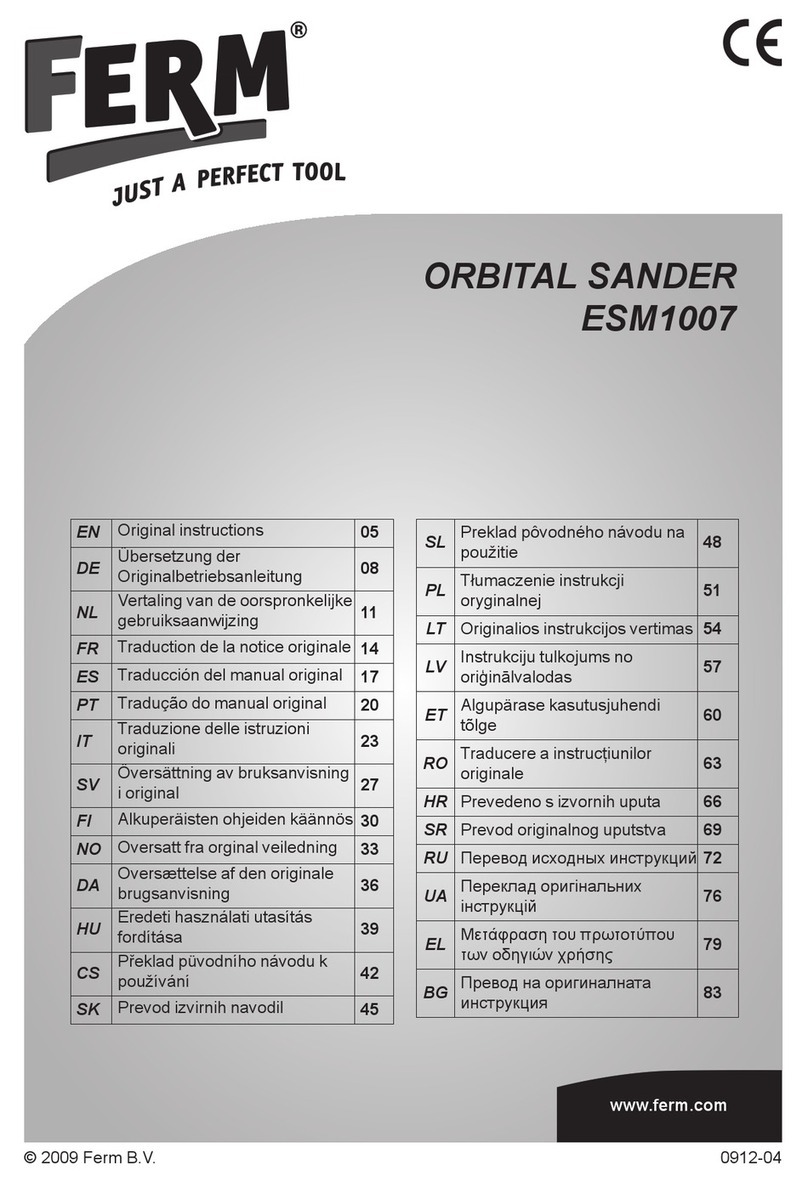 Ferm ESM1007 User manual