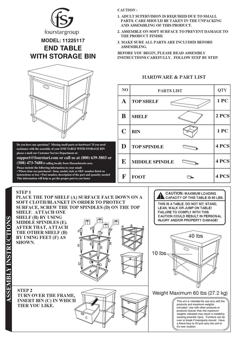FourStar 11225117 Assembly instructions FourStar 11225117 Assembly instructions