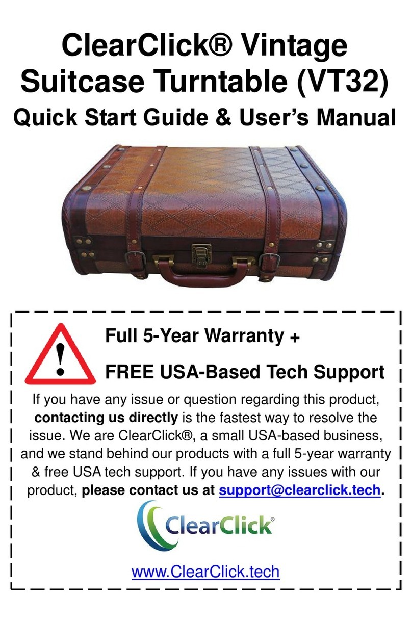 ClearClick VT32 Quick start guide and user manual