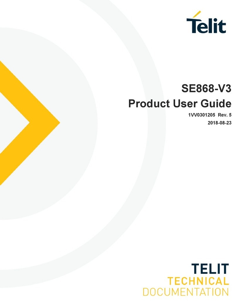 Telit Wireless Solutions SE868-V3 user guide