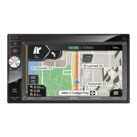 Jensen VX7228 Operating instructions