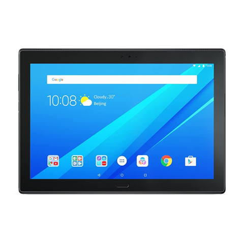Lenovo TAB4 10 Plus TB-X704Y Safety, warranty & quick start guide
