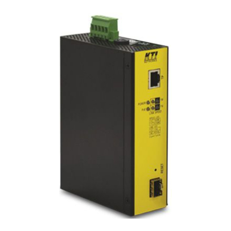KTI Networks KGC-261-DP-BT/G User manual