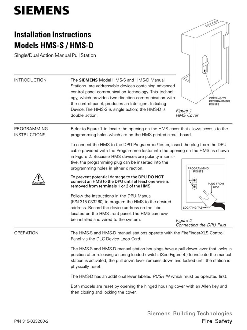 Siemens HMS-S installation instructions