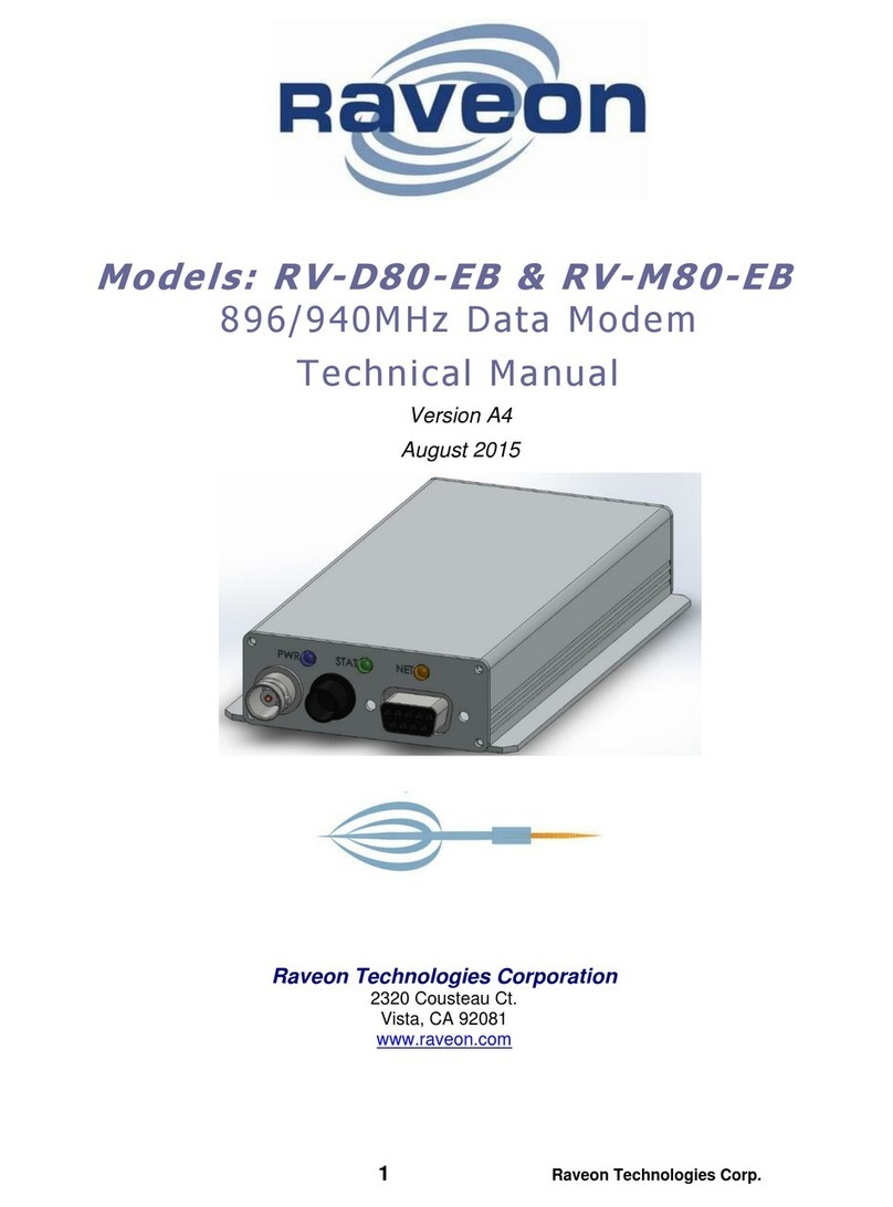 Raveon RV-D80-EB Technical manual