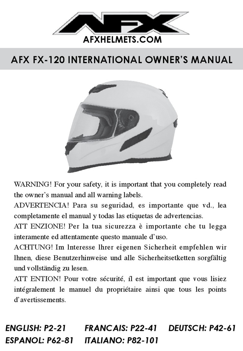 AFX FX-120 INTERNATIONAL OWNER’S MANUAL